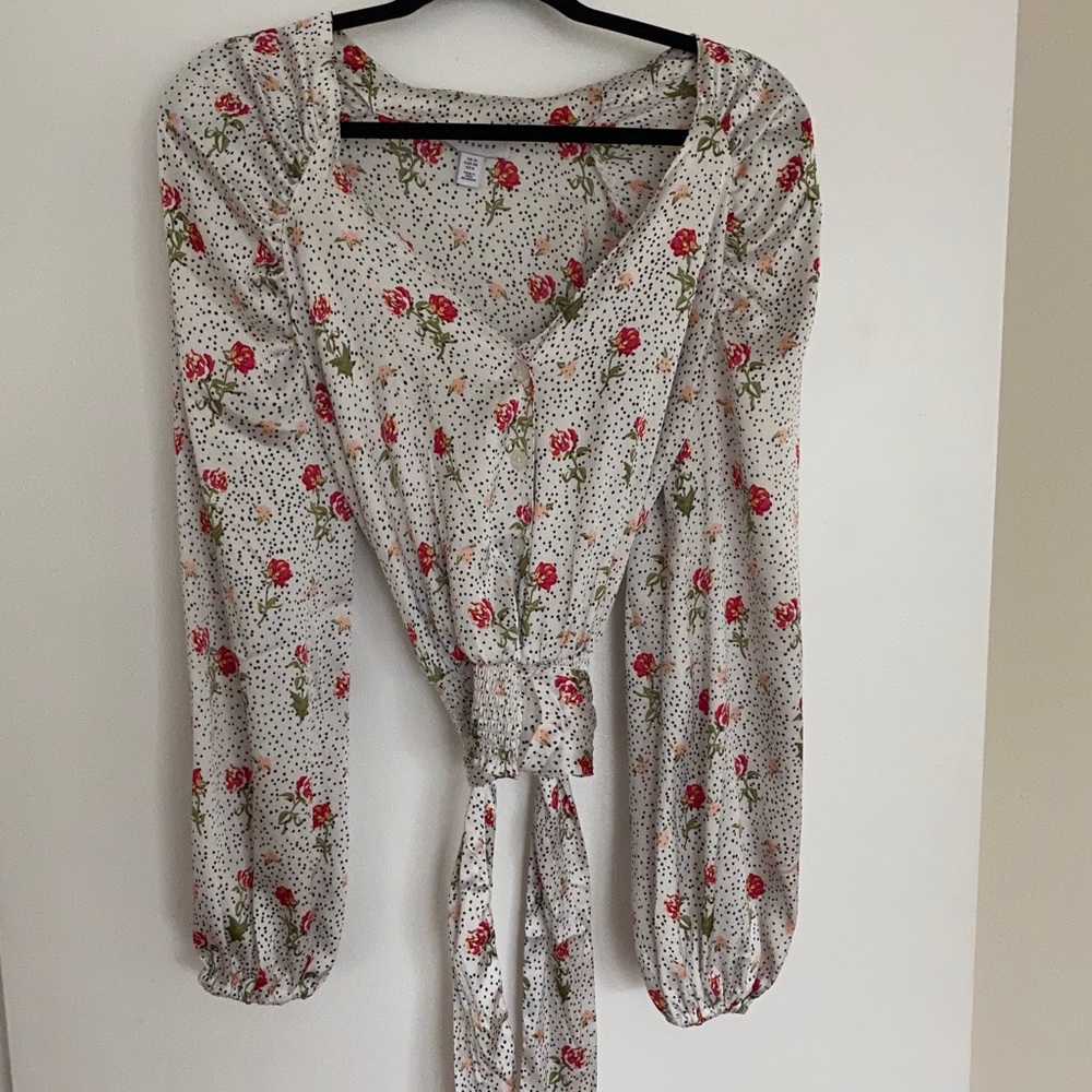 Topshop flora blouse